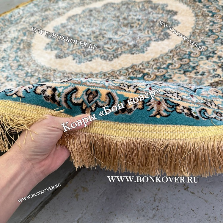 Восточный Ковер Для Гостиной Медальон Дизайн 28747 круг